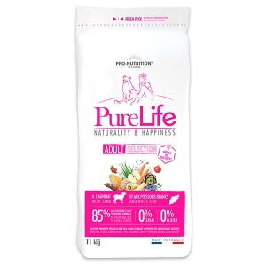 alimentationchiens/3269872221105-CHIEN-ADULT-SELECTION-AGNEAU-11KG-PURE-LIFE